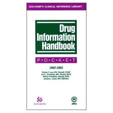 Drug information handbook pocket 2002-2003  