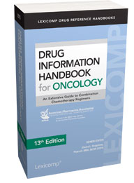 Drug Information Handbook for Oncology 13th Edition 