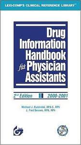 Drug information handbook for physician assistants  