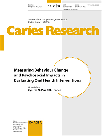 Measuring Behaviour Change and Psychosocial Impacts in Evaluating Oral Health Interventions 